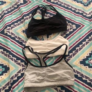 3 pack of Fruit of the Loom sports bras